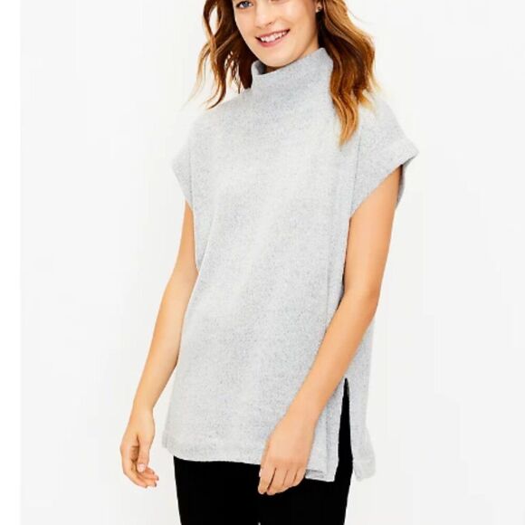 LOFT | Cowl Neck Poncho Top Size Small - Picture 1 of 11